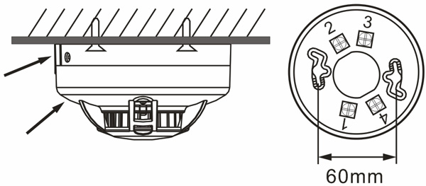 JTY-GD-802独立式烟感探测器安装方法