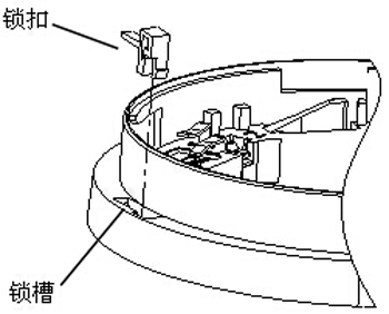 SH-BK2D-H点型感温火灾探测器防拆卸功能图