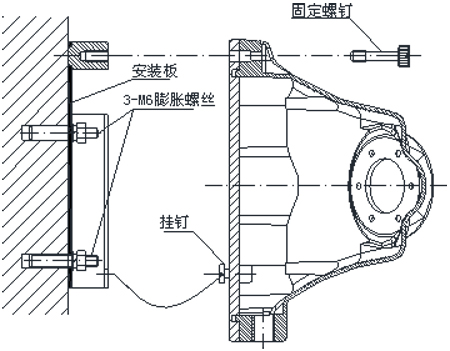 JTGB-HW-BK51/IR3/S红外火焰探测器安装图