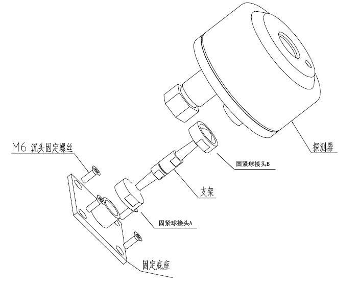 JTGB-UH-YC103-IR2点型红外火焰探测器安装方式