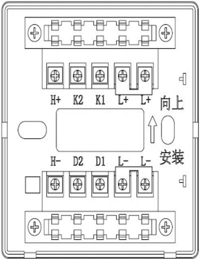 JSA-PM-GM602C消火栓按钮接线端子示意图