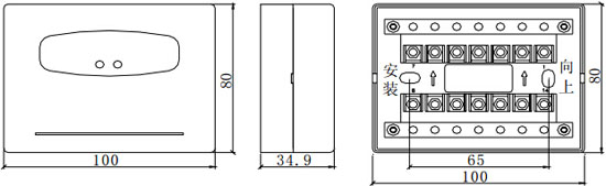 GM613输入/输出模块外形尺寸图