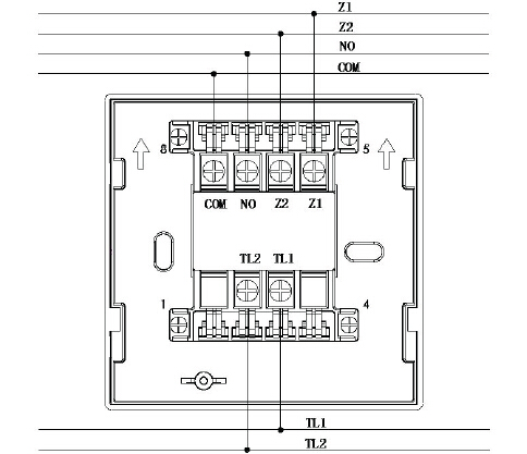 TX3983型底座接线示意图