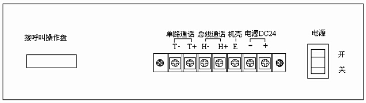 HY5711B总线式火警电话调度总机接线说明
