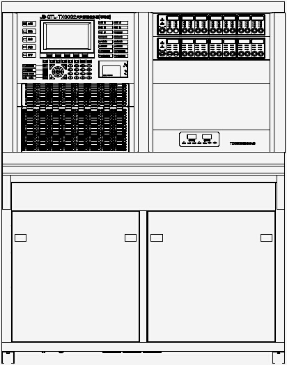 JB-QTL-TX3032火灾报警控制器面板示意图