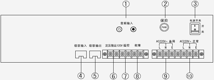 HY2732D1功率放大器外部接线