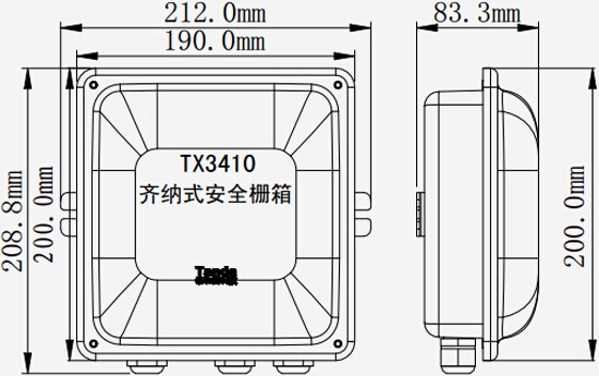 TX3410齐纳式安全栅箱