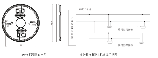 JY-G-YKS3A点型光电感烟火灾探测器