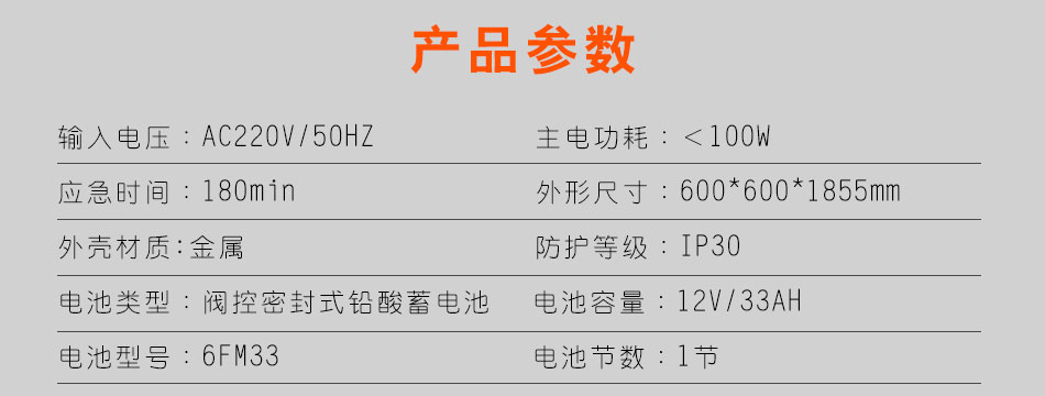 KE-C-100W-L应急照明控制器参数