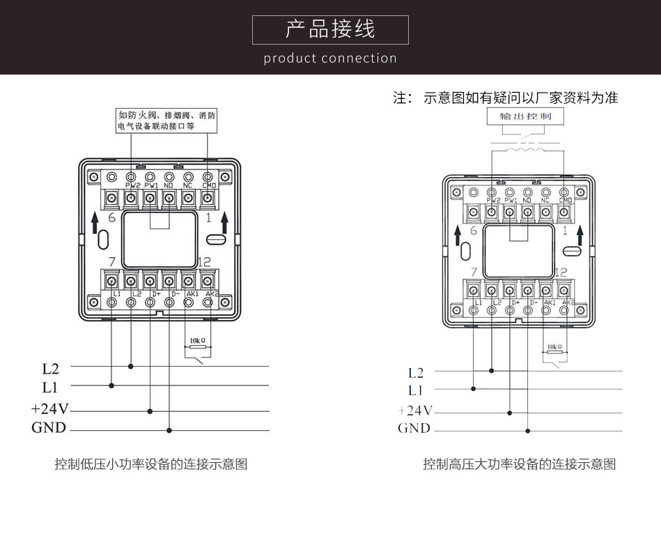 TCMK5203输入/输出模块接线图