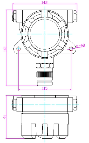 QH10点型可燃气体探测器