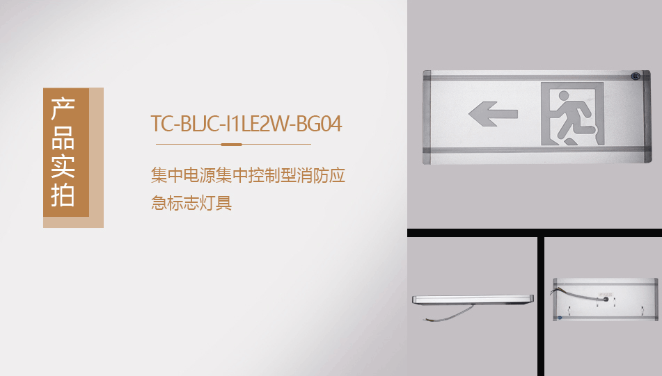 TC-BLJC-I1LE2W-BG04集中电源集中控制型消防应急标志灯具实拍