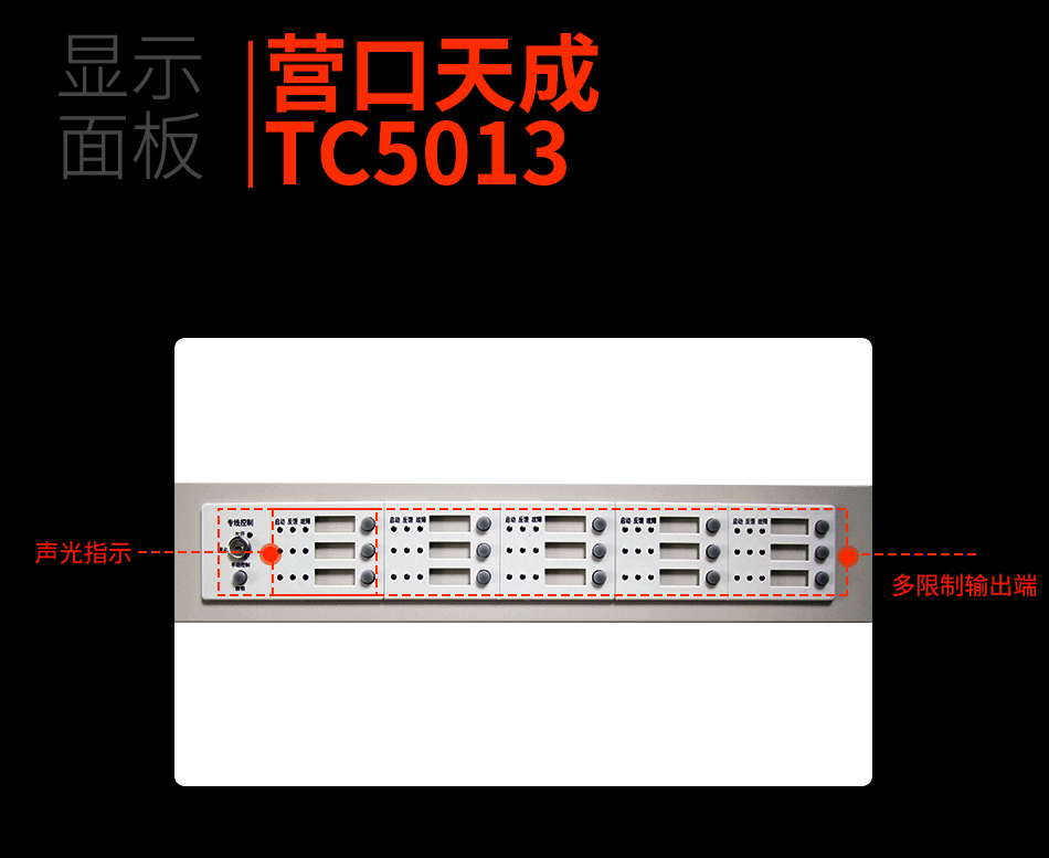 TC5013专线控制盘显示面板
