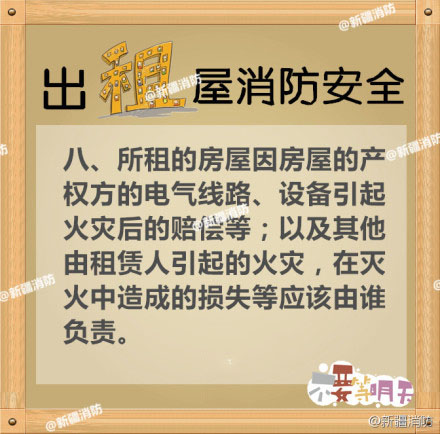 “一火夺八命”  出租房火灾  责任谁承担？？
