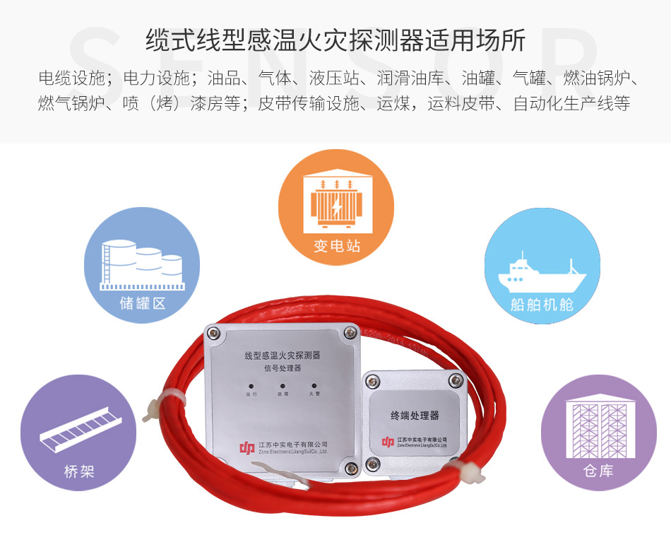 JTW-LD-ZS2000-85可恢复式线型定温火灾探测器使用场所