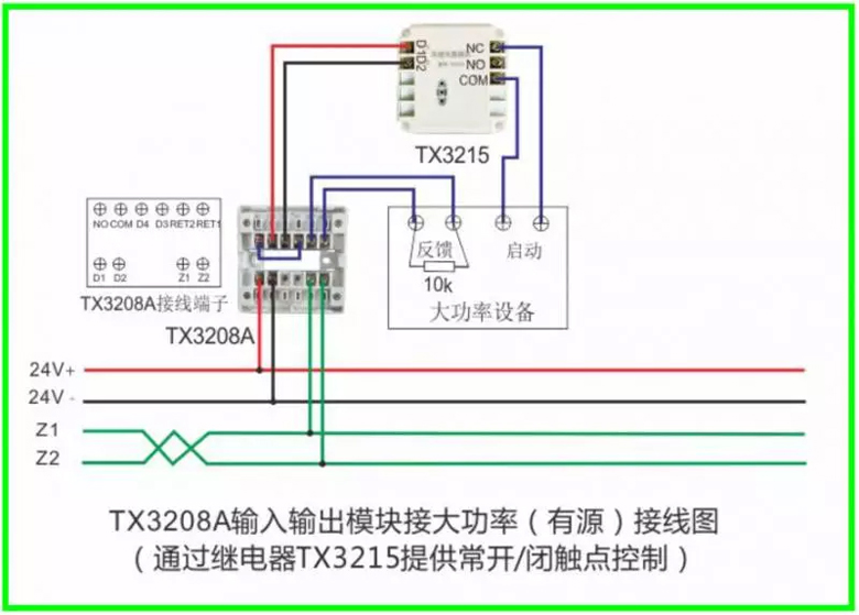 泰和安火灾报警产品接线示意图