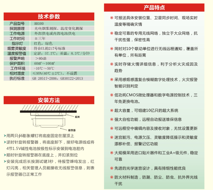 HH101独立式光电感烟火灾探测报警器