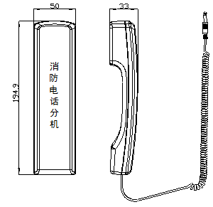 TS-DF-6101消防电话分机结构特征