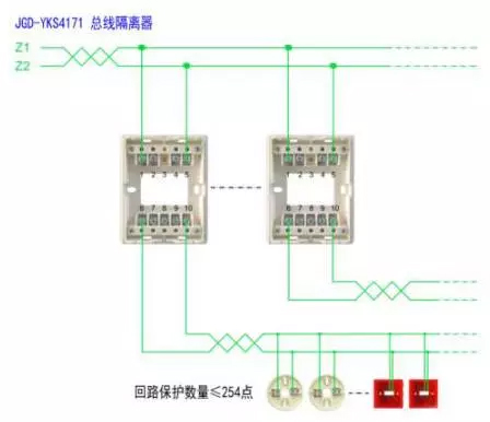 营口新山鹰火灾自动报警接线