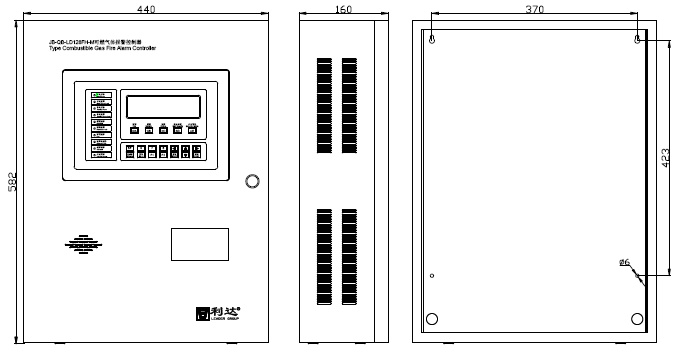 JB-QB-LD128FH-M可燃气体报警控制器