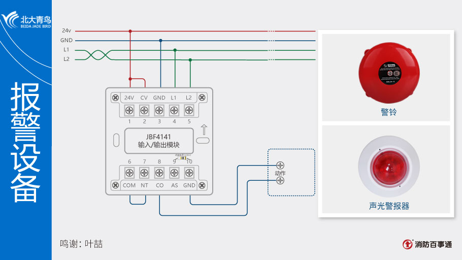 JBF4141接声光、警铃