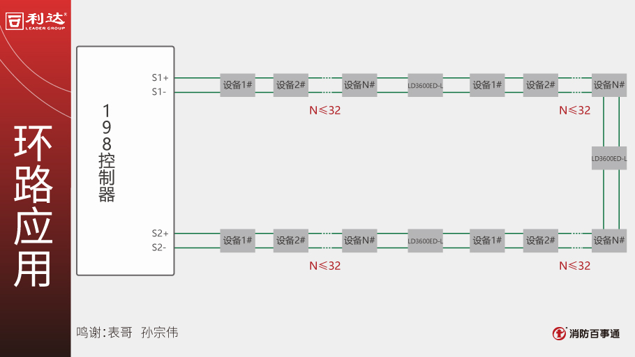 利达LD3600ED-L双向短路保护器接线