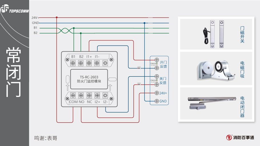 鼎信消防TS-RC-2603防火门监控模块常闭门