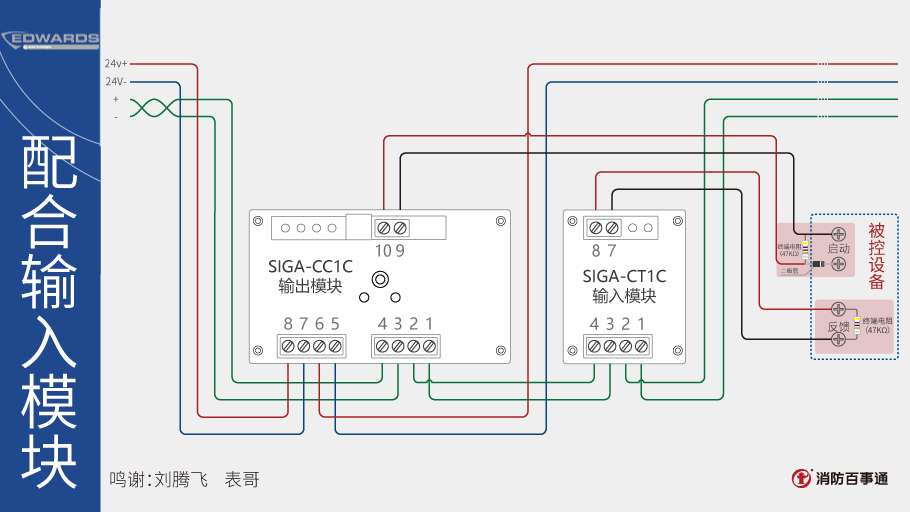 SIGA-CC1C输出模块接线