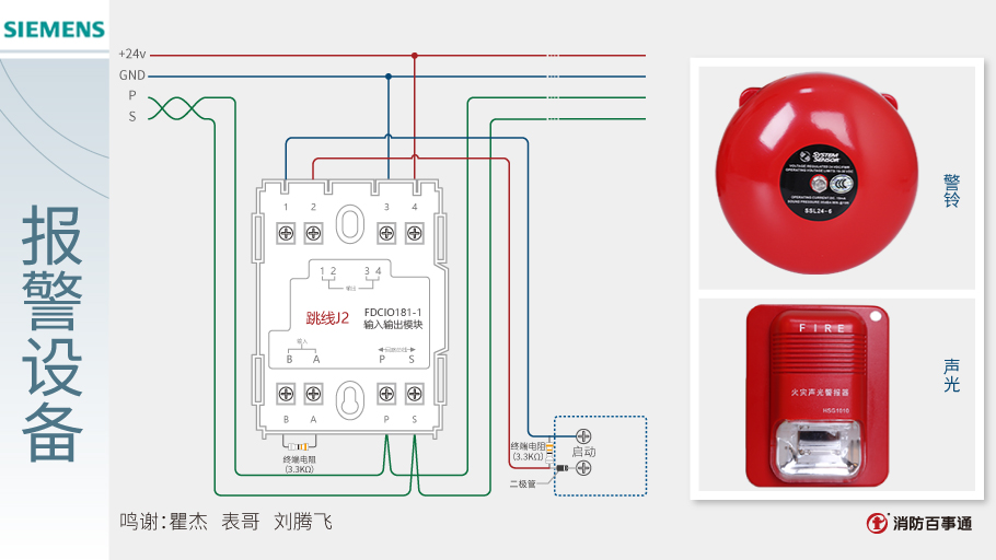 西门子FDCIO181-1模块接线