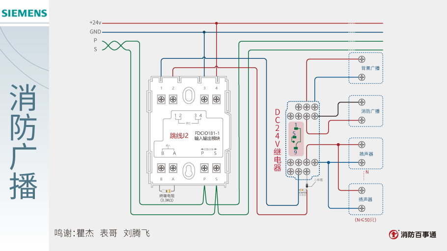 FDCIO181-1消防模块接线