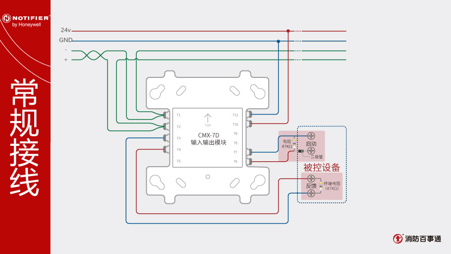 诺帝菲尔CMX-7D输入/输出模块接线