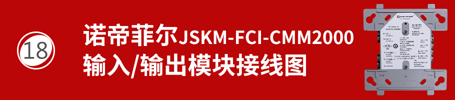 JSM-FCI-CMM2000输入/输出模块接线