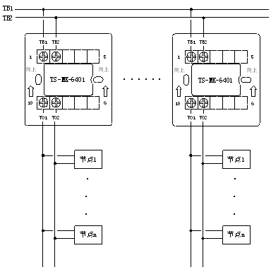 TS-MK-6401消防电话模块接线
