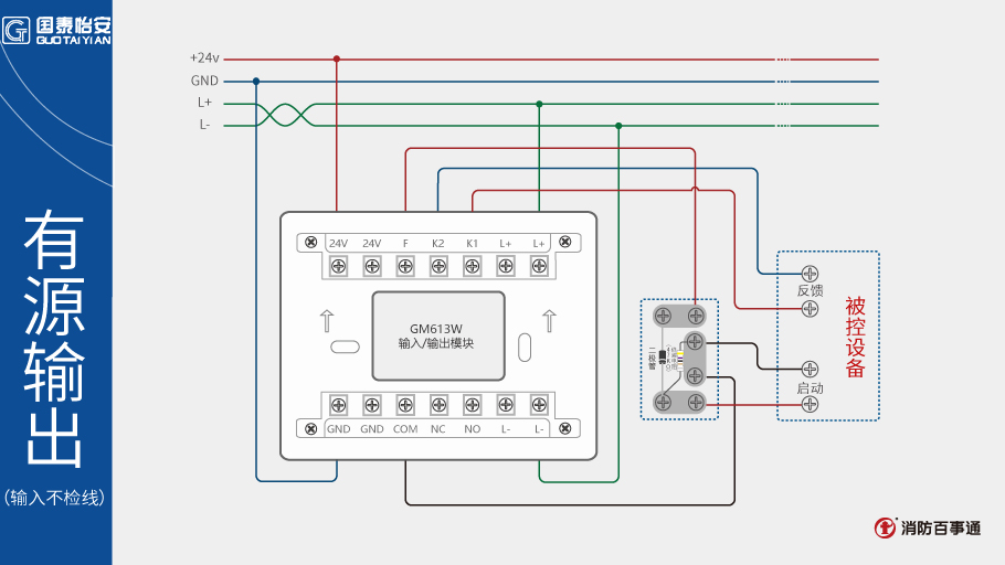 GM613W输入/输出模块接线