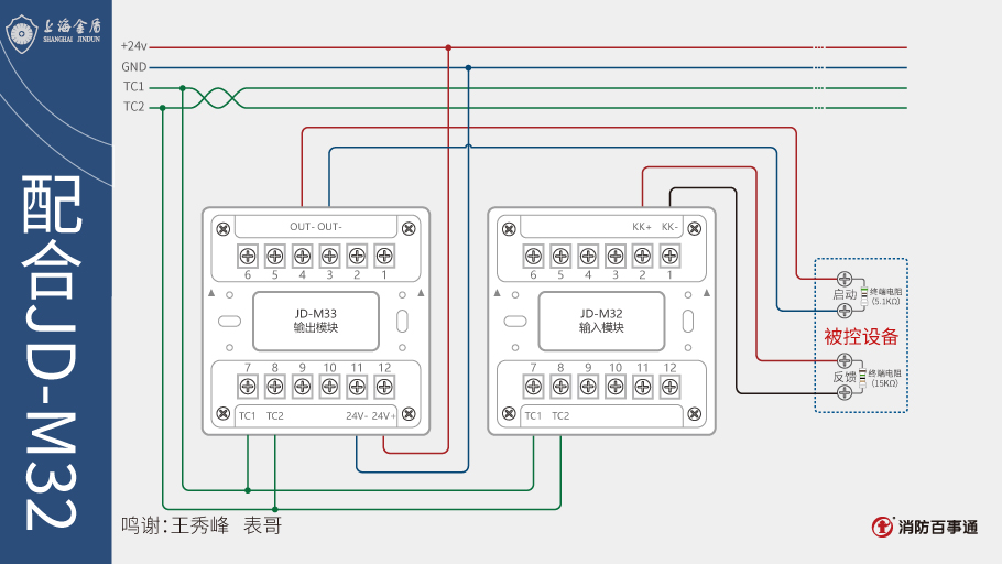 JD-M33输出模块接线