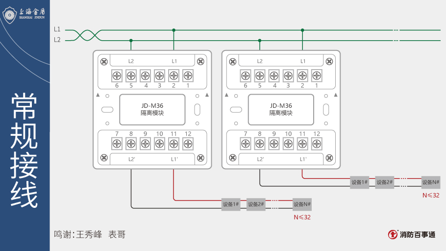 JD-M36隔离模块接线