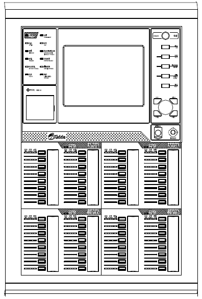 JB-TBZ-GS8000火灾报警控制器（联动型）外形