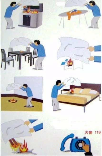 灭火毯的使用方法及用途