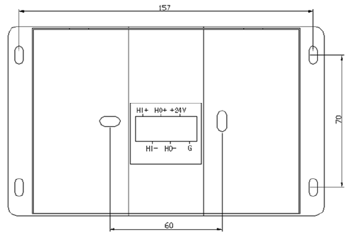 GS-FP-865消防电话中继器外形示意图