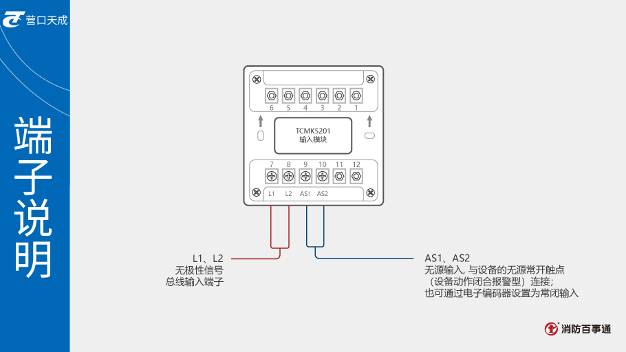 TCMK5201输入模块端子说明