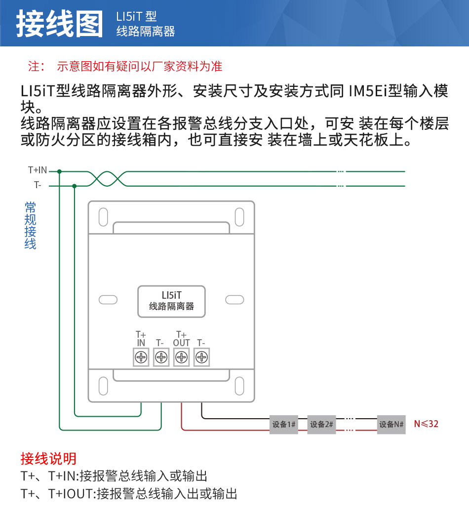 LI5iT型线路隔离器