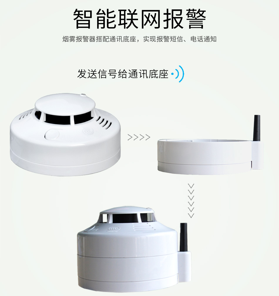 JTY-GF-TX6190独立式光电感烟火灾探测报警器