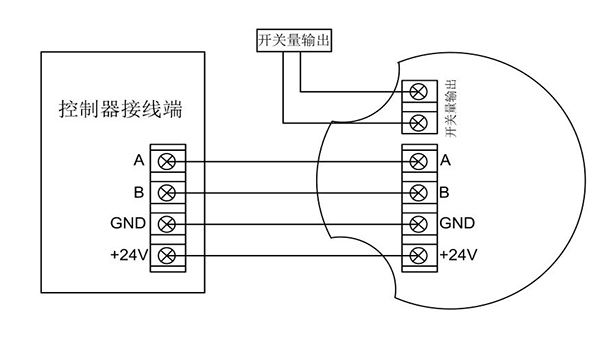 可燃气体检测仪接线图图片