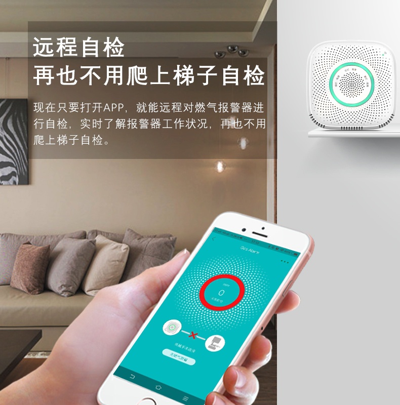 WS2CG可燃气体报警器 NB-IoT远程自检