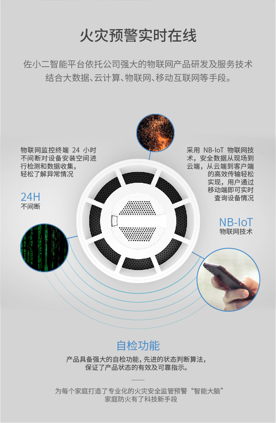 JTY-GD-ZD2003独立式感烟火灾探测报警器实时在线功能