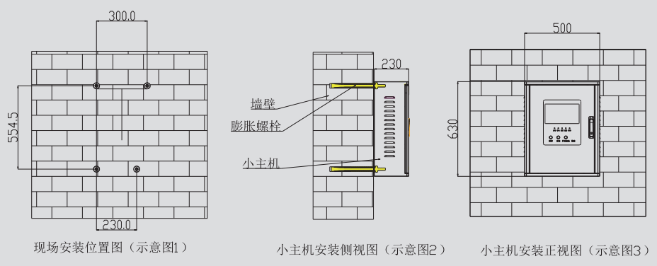 BR-C-2010应急照明控制器安装示意图