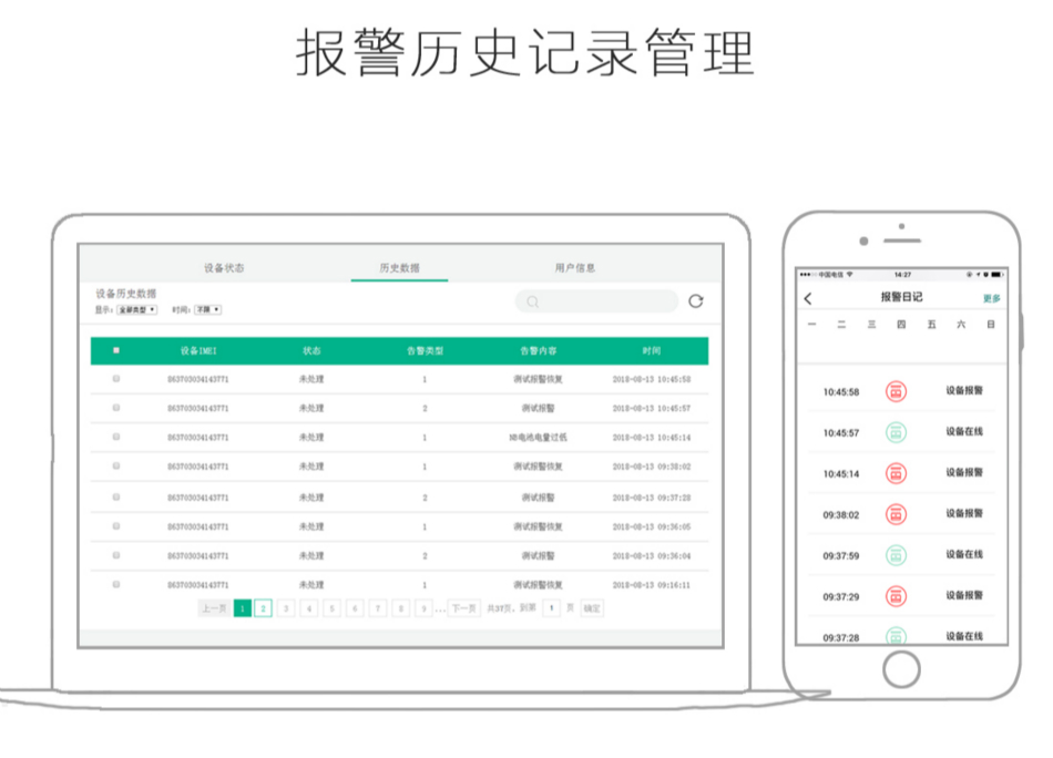 NB-IoT烟雾报警器 海曼HM-635PH-NB报警信息管理