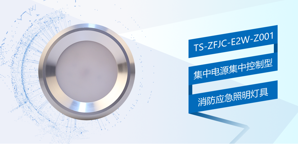 TS-ZFJC-E2W-Z001集中电源集中控制型消防应急照明灯具 吸顶式