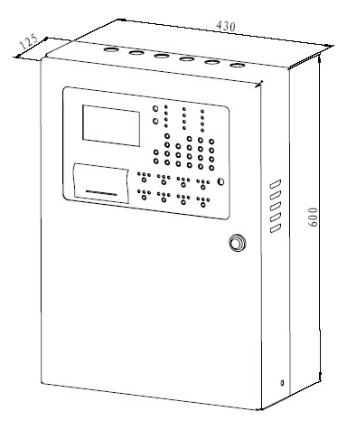 JB-QB-CH8800火灾报警控制器结构尺寸