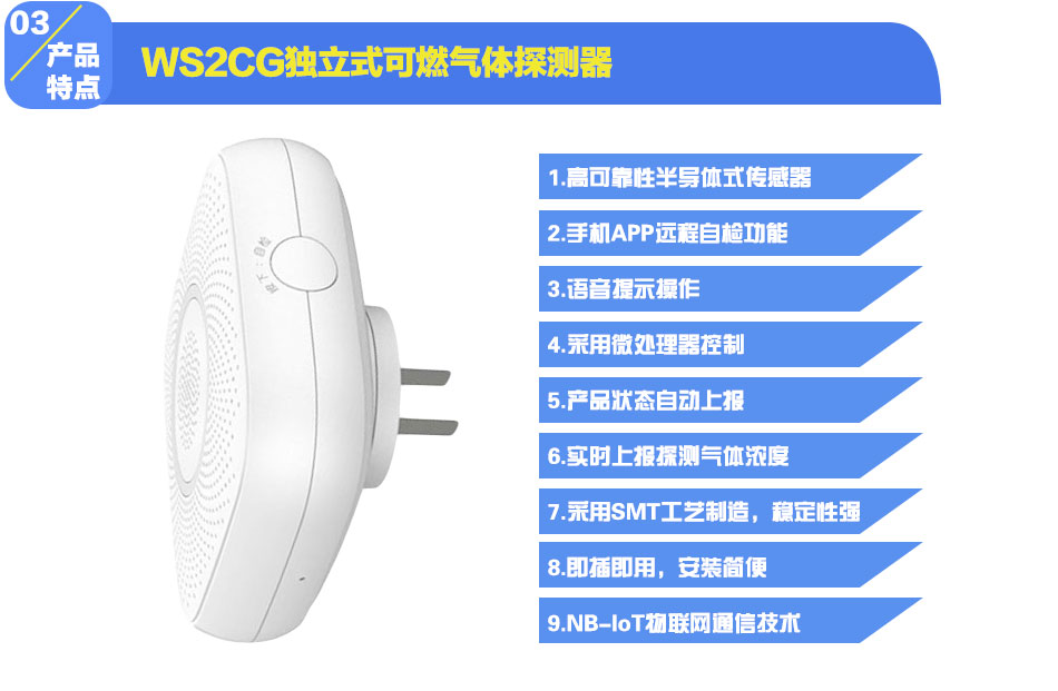 WS2CG独立式可燃气体探测器